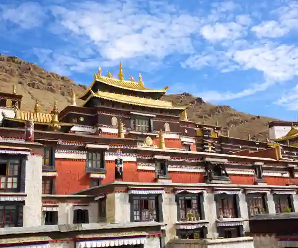 Tashilunpo klosteret i Shigatse