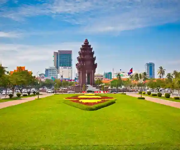 Uavhengighetsmonumentet i Phnom Penh