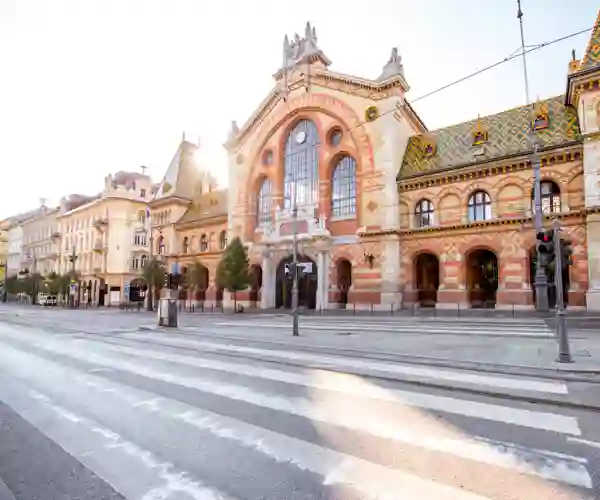 Market hall i Budapest, Ungarn