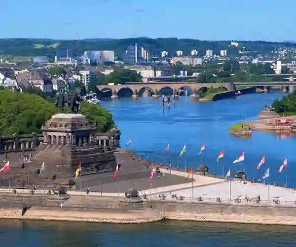 Deutches Eck (Det tyske hjørnet) i Koblenz