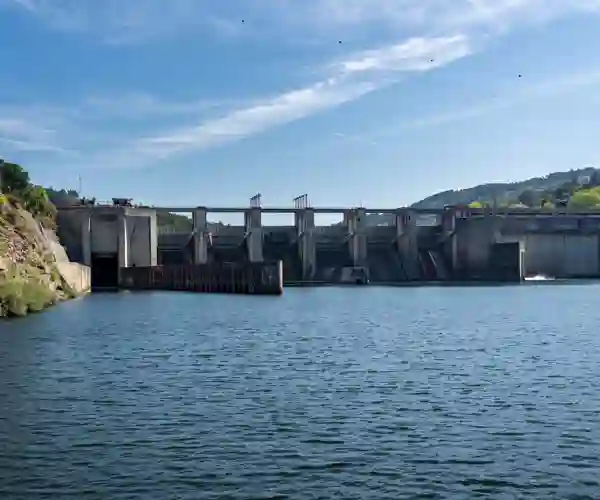 Slusen i Carrapatelo, 36 meter høy