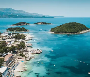 Ksamil-stranden