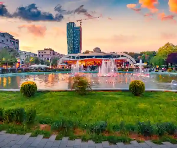 Skanderbergplassen i Tirana