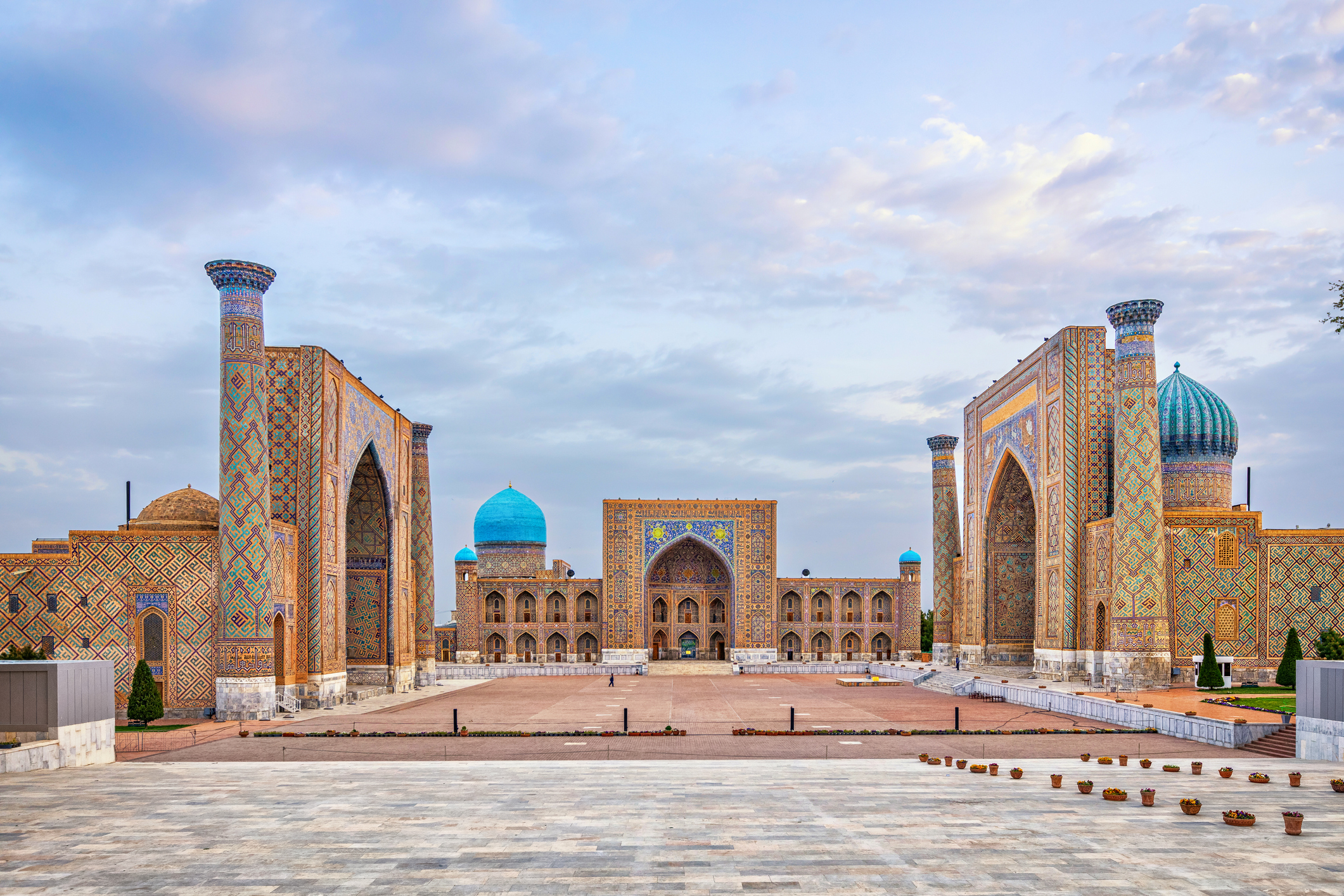 Registan-plassen i Samarkand