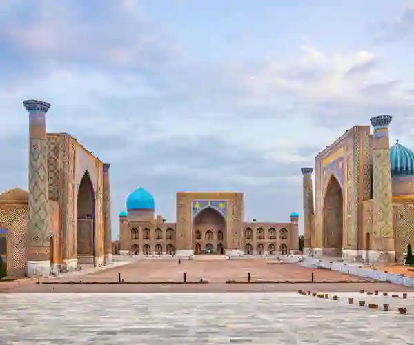 Registan-plassen i Samarkand