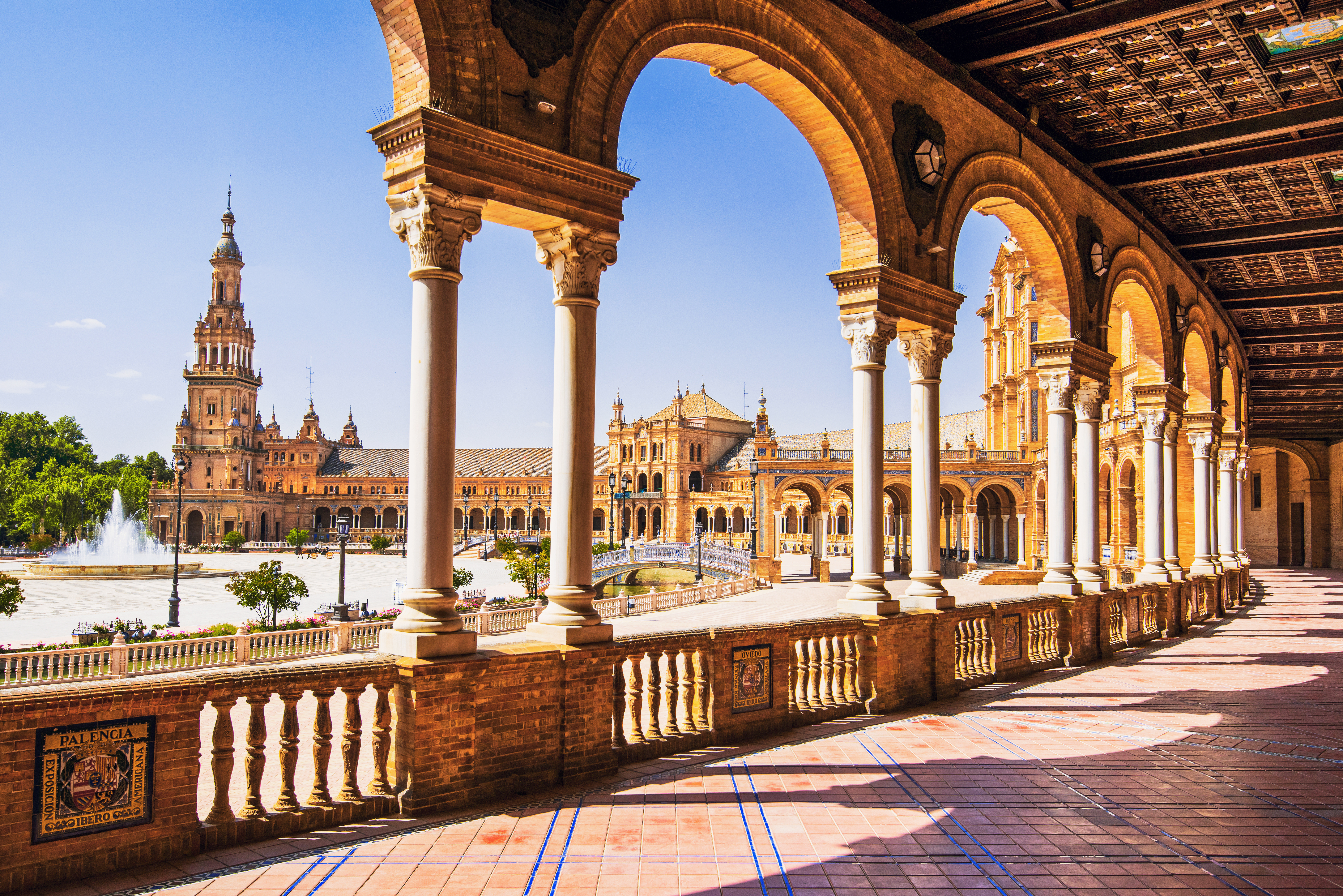 Plaza De España i Sevilla