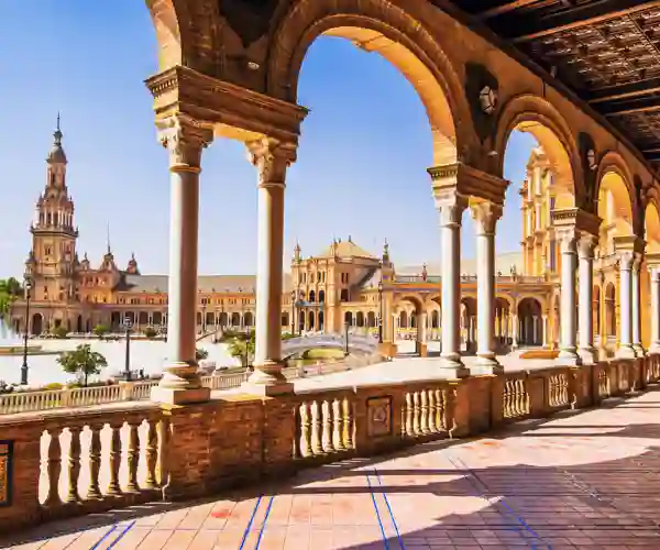 Plaza De España i Sevilla