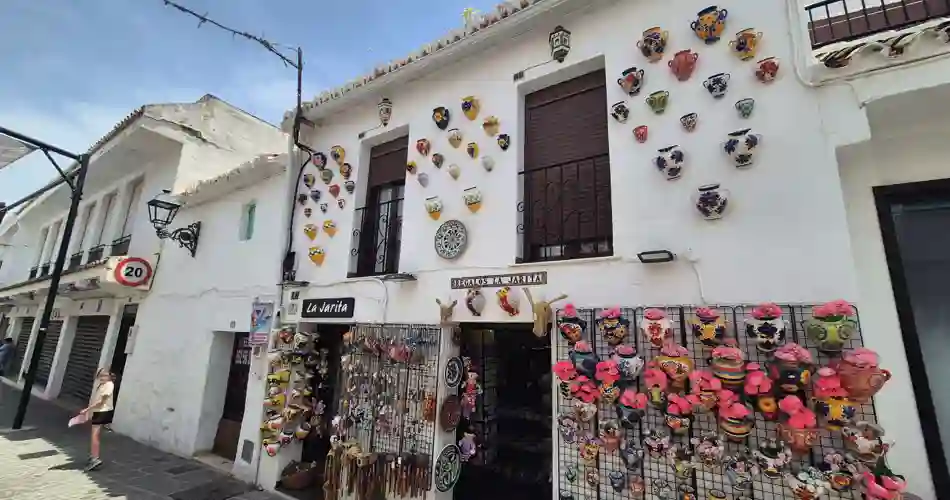 Koselige butikk i Mijas Pueblo