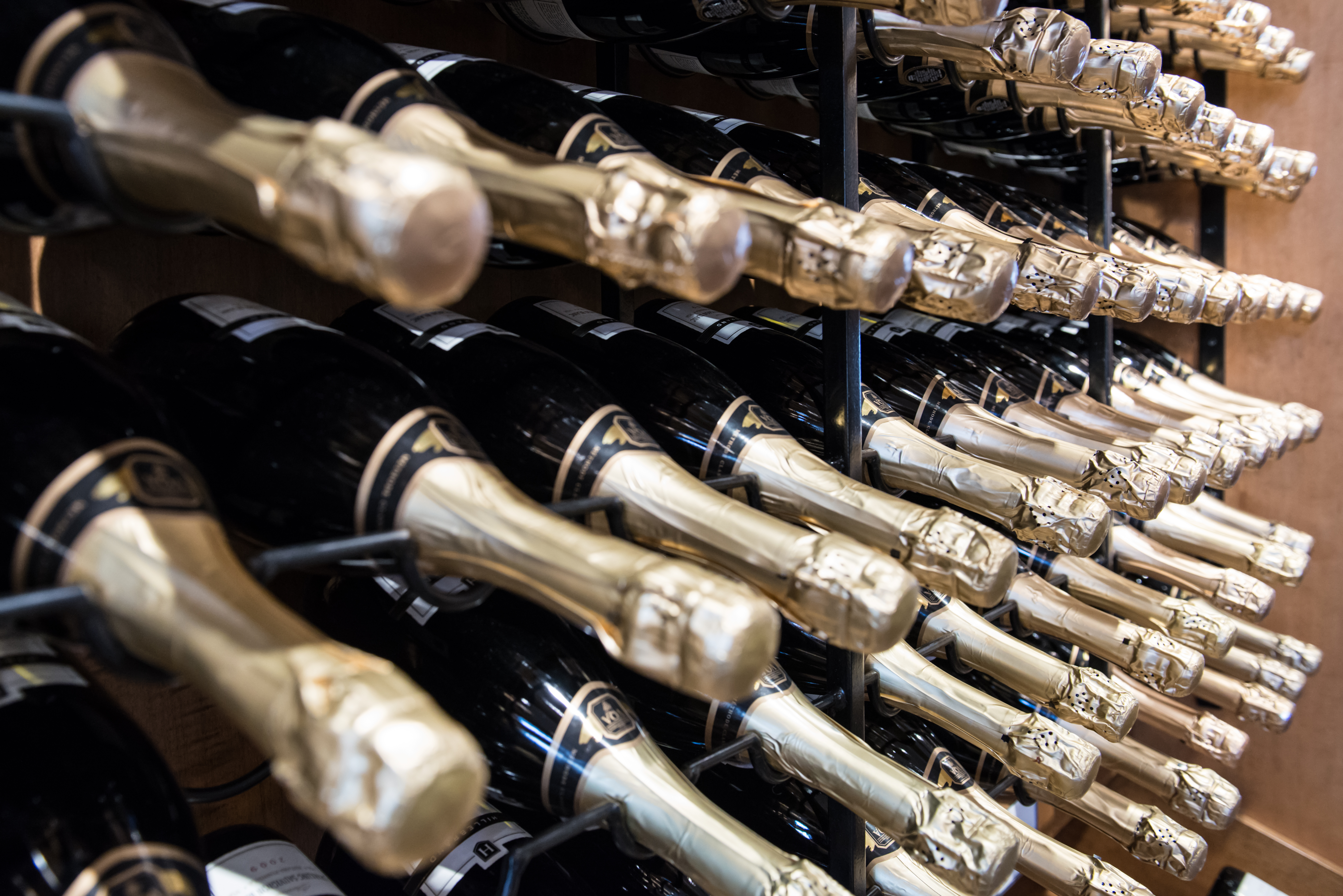 Fra en vinkjeller i Champagne