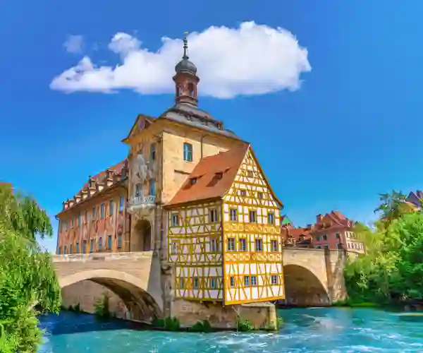 Det gamle rådhuset i Bamberg