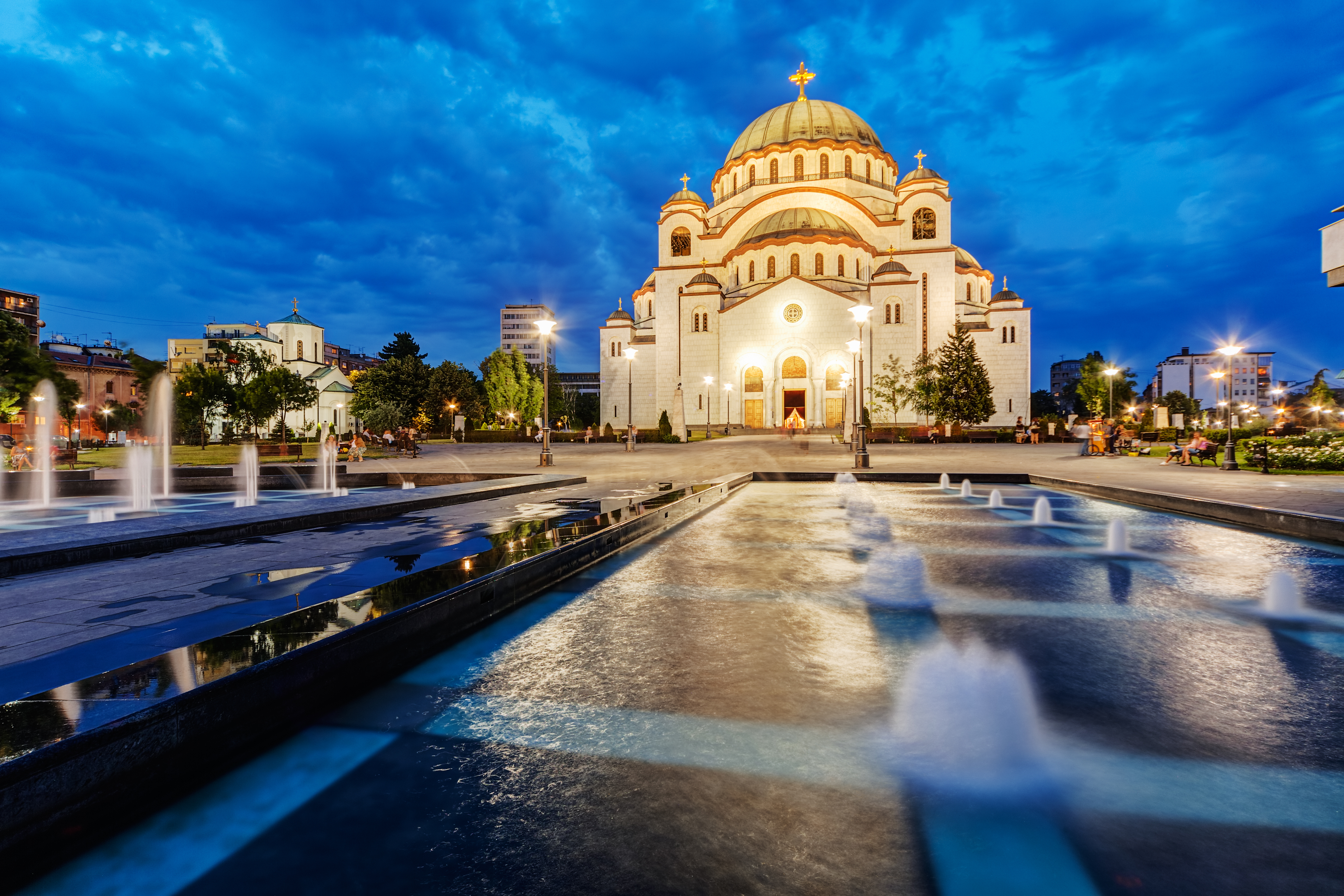 St. Sava katedralen i Beograd