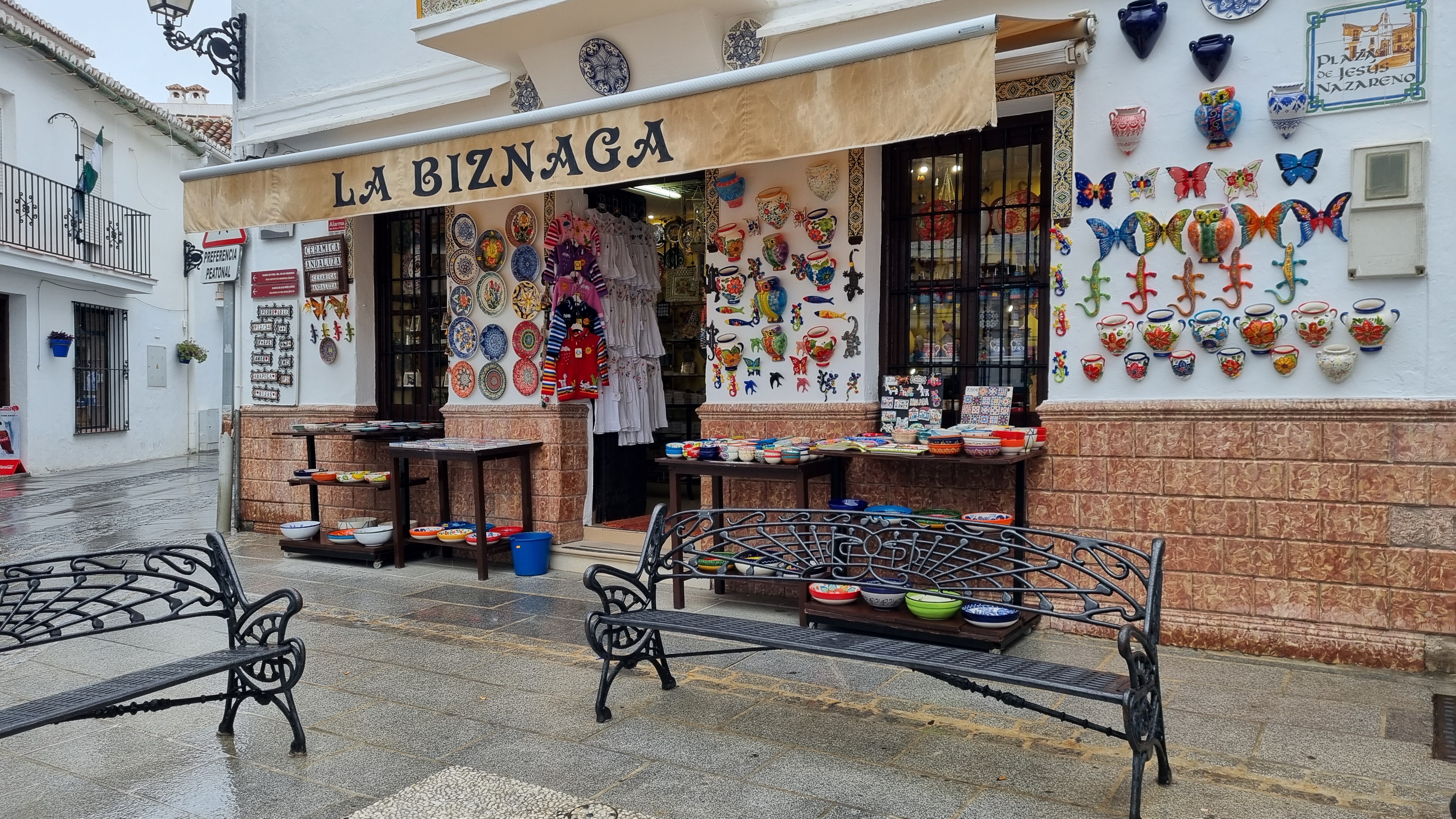 Koselig butikk i Mijas Pueblo