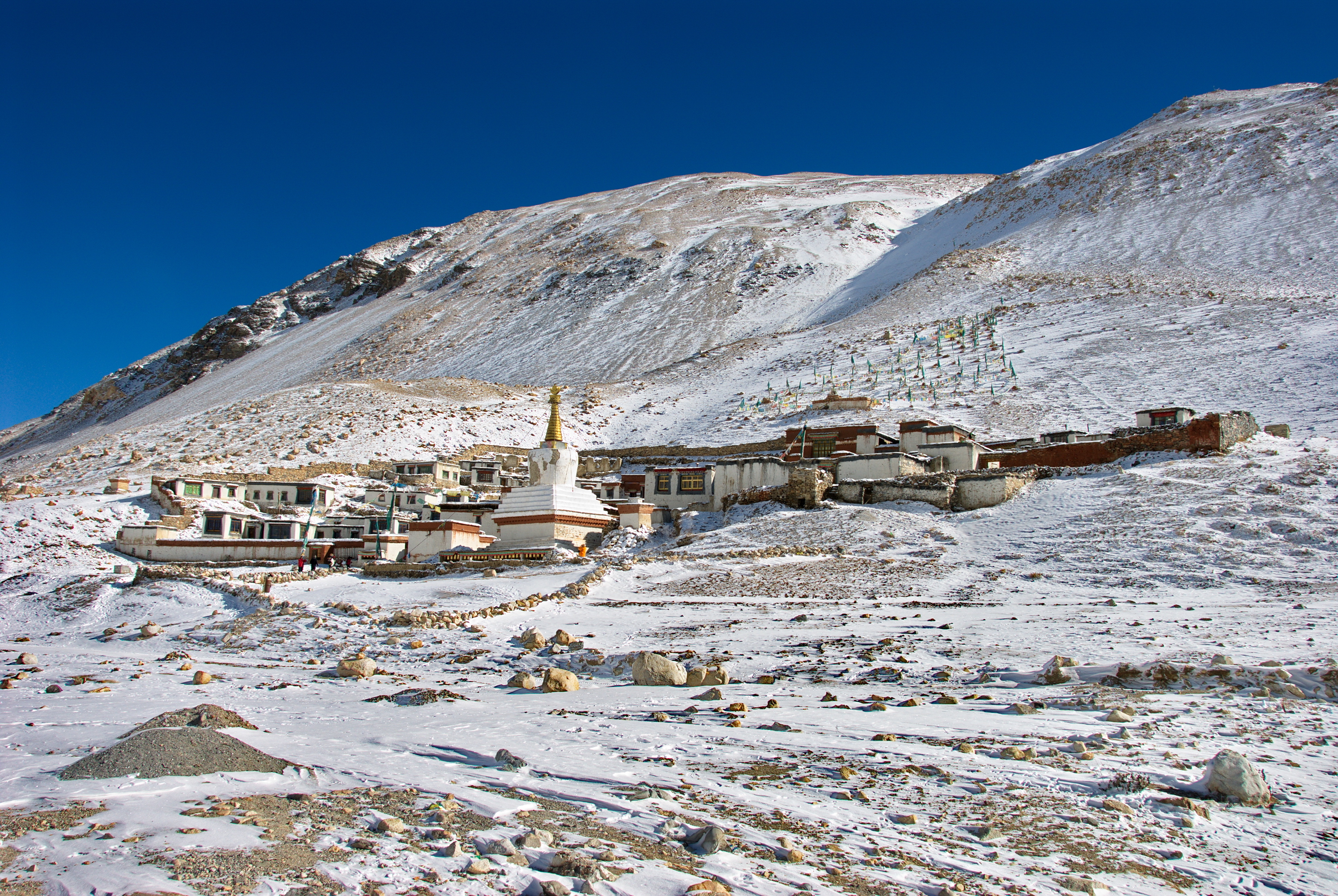 Buddhistklosteret Rongbuk