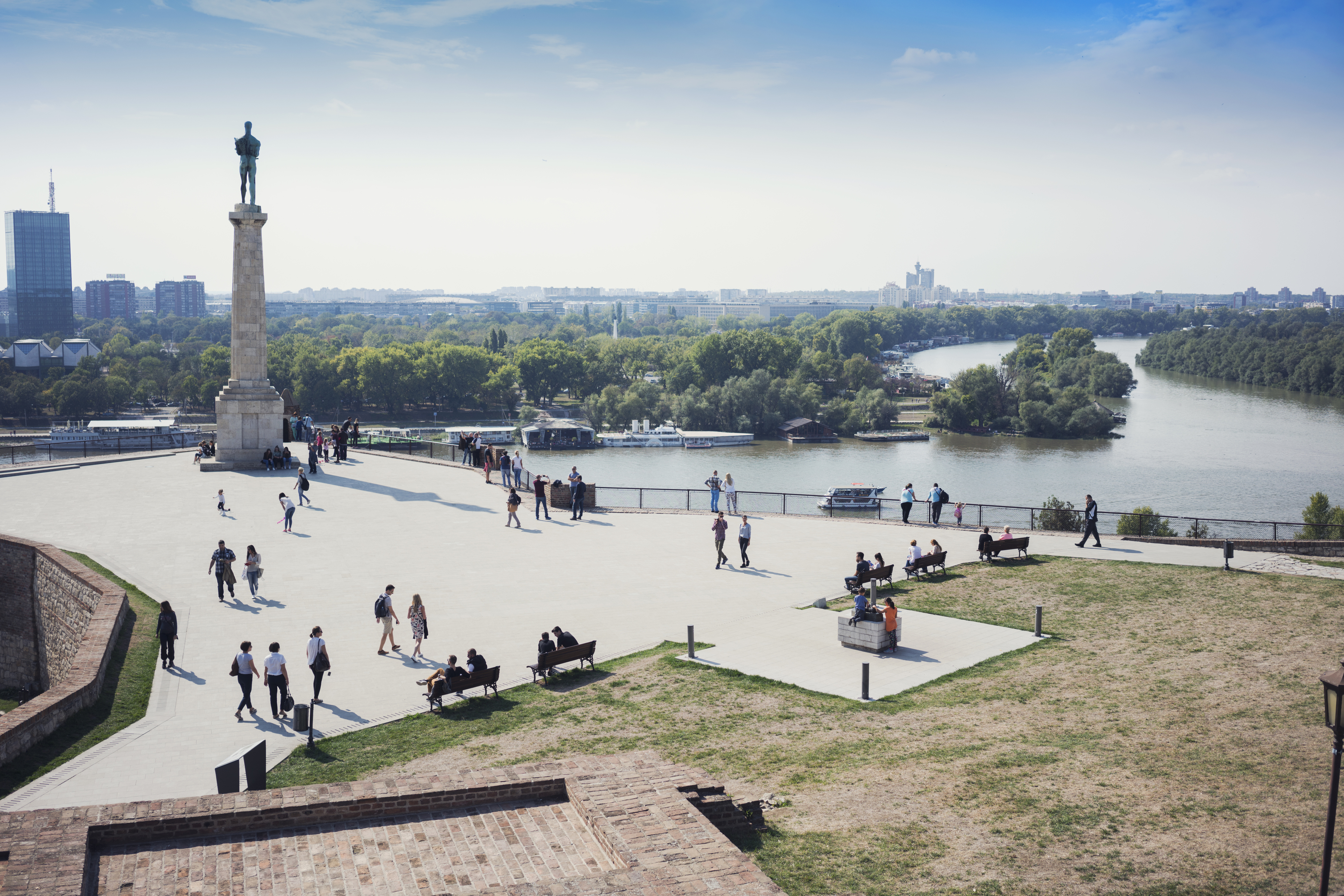 Kalemegdan-festningen i Beograd