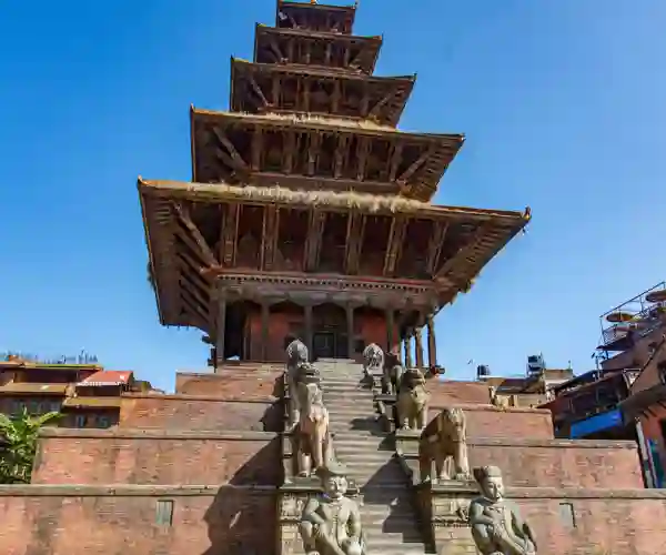 Nyatapola tempel i Bhaktapur, Katmandu