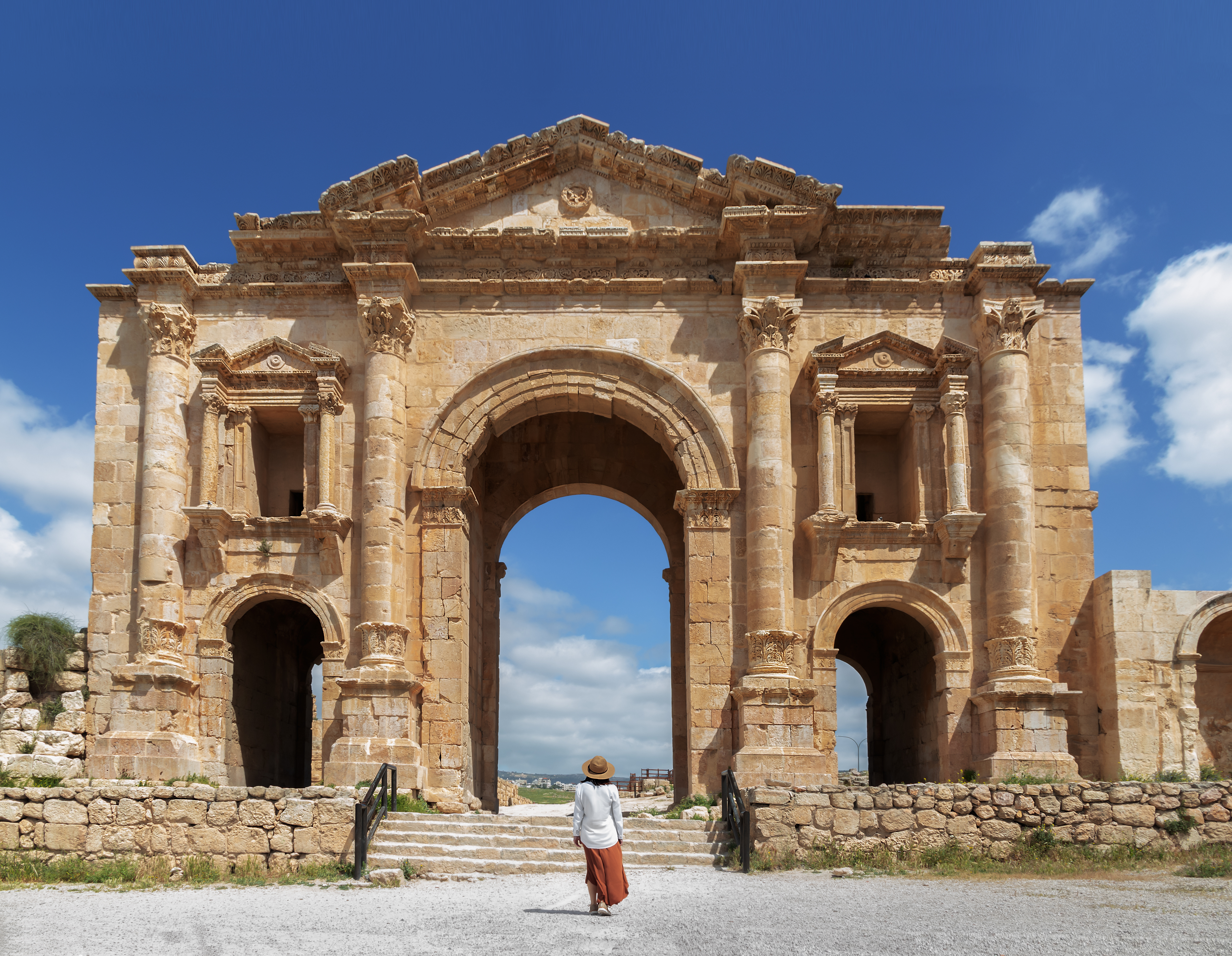 Hadrians arch i Jerash