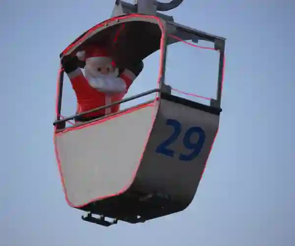 Gondol med julenisse