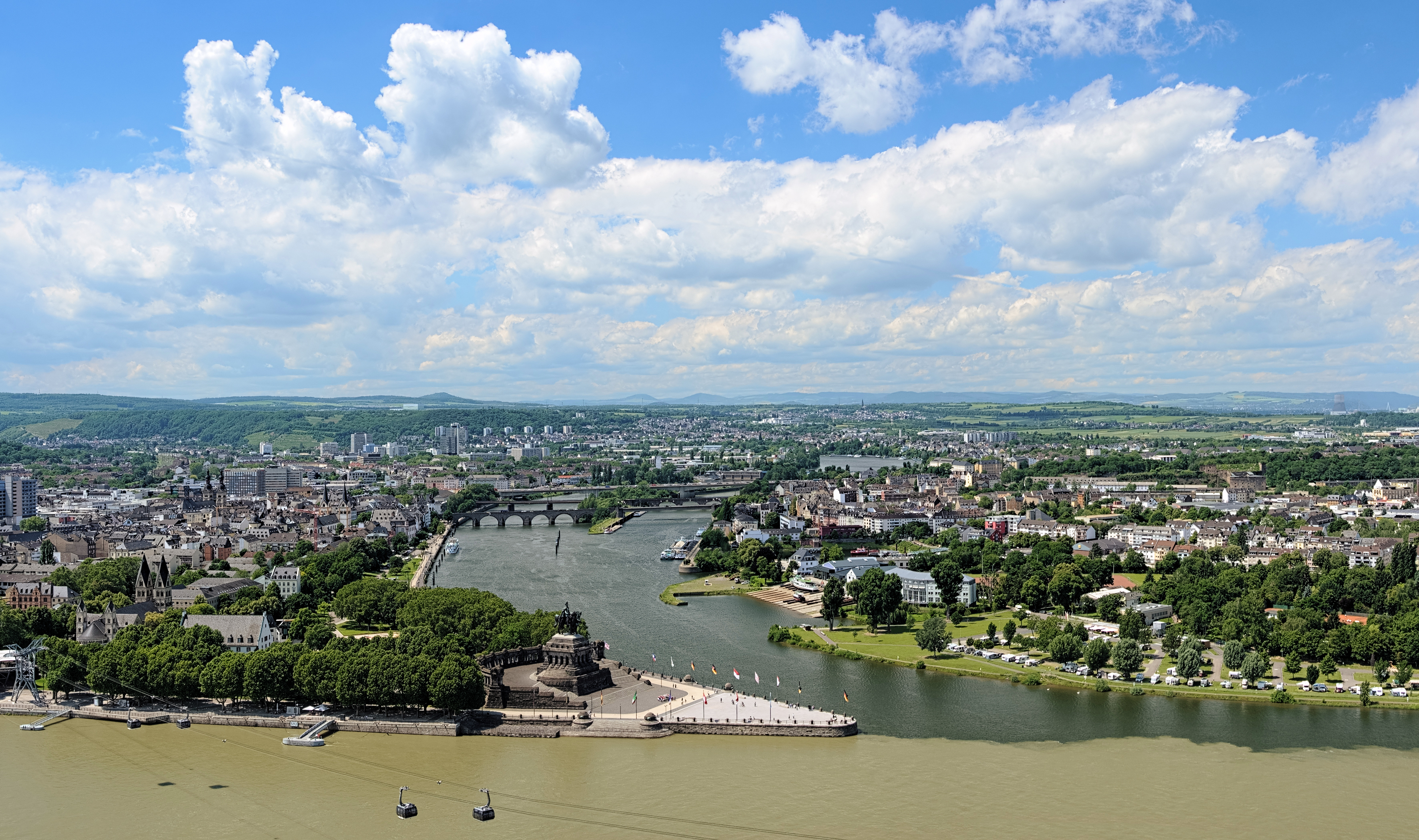 Deutches Eck (Det tyske hjørnet) i Koblenz