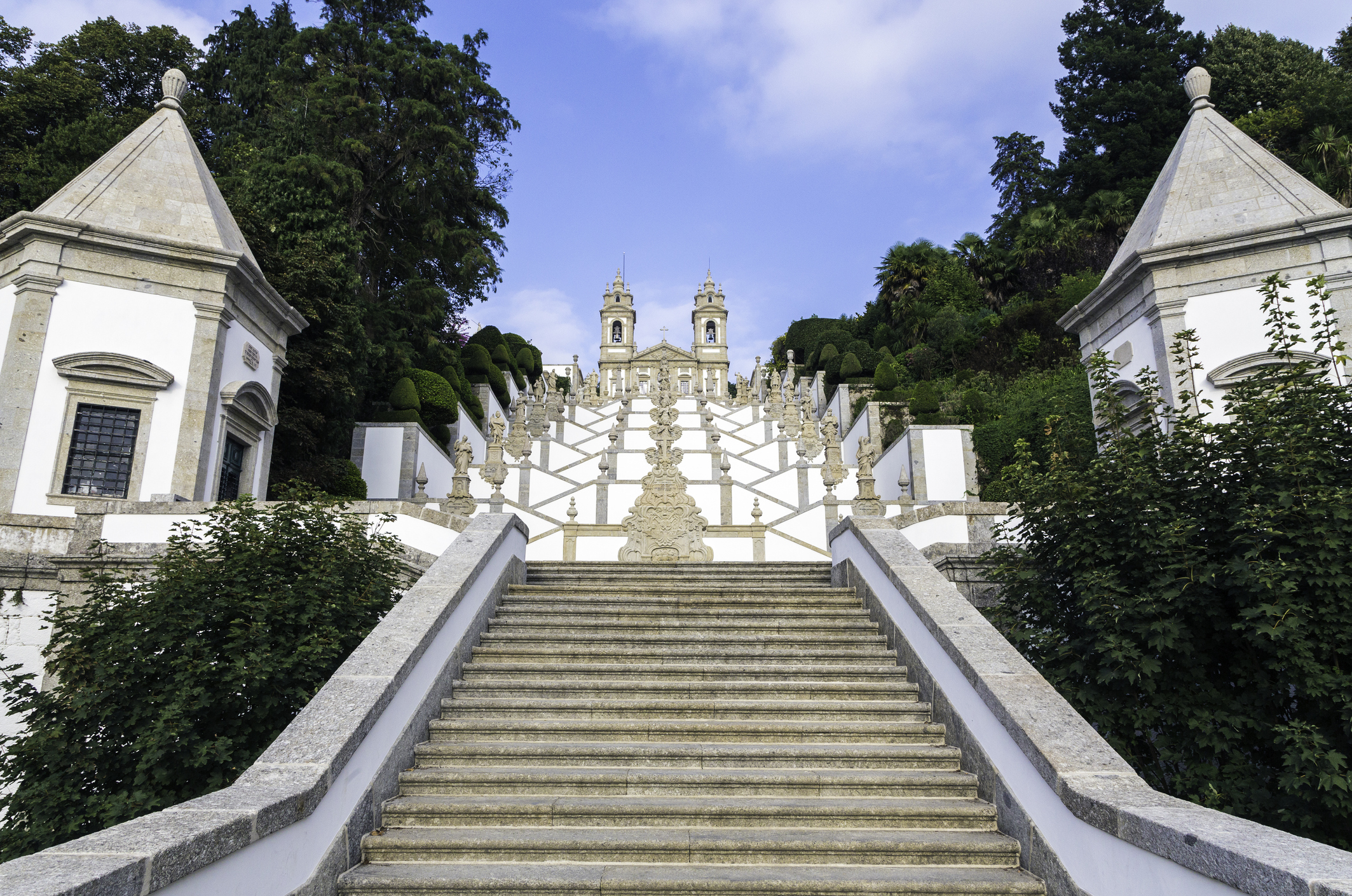Trappen ved pilegrimskirken Bom Jesus do Monte i Braga