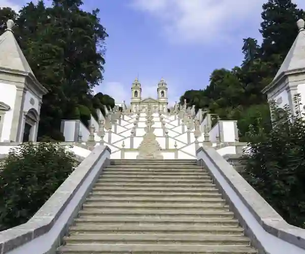 Trappen ved pilegrimskirken Bom Jesus do Monte i Braga