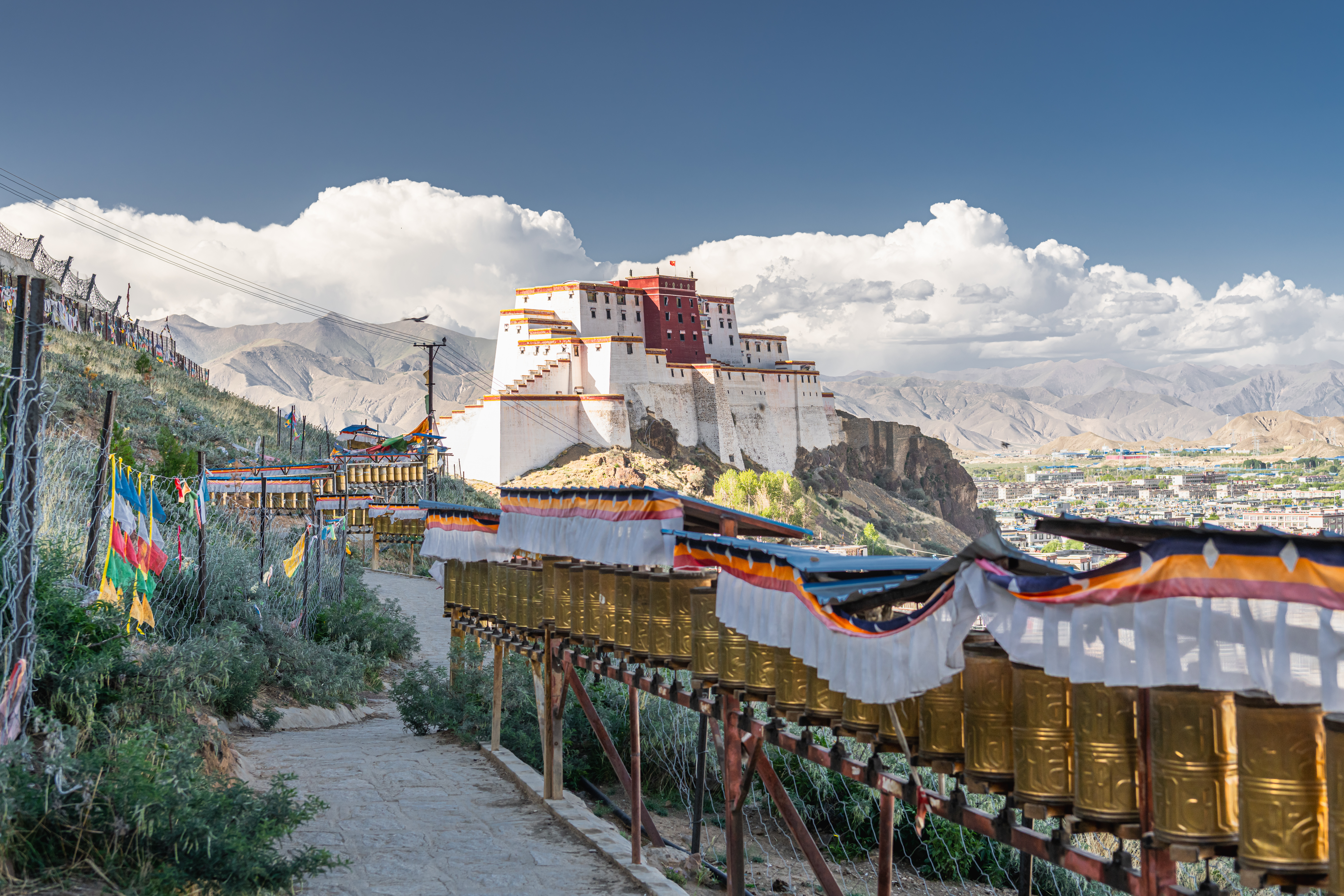 Tashilunpo klosteret i Shigatse