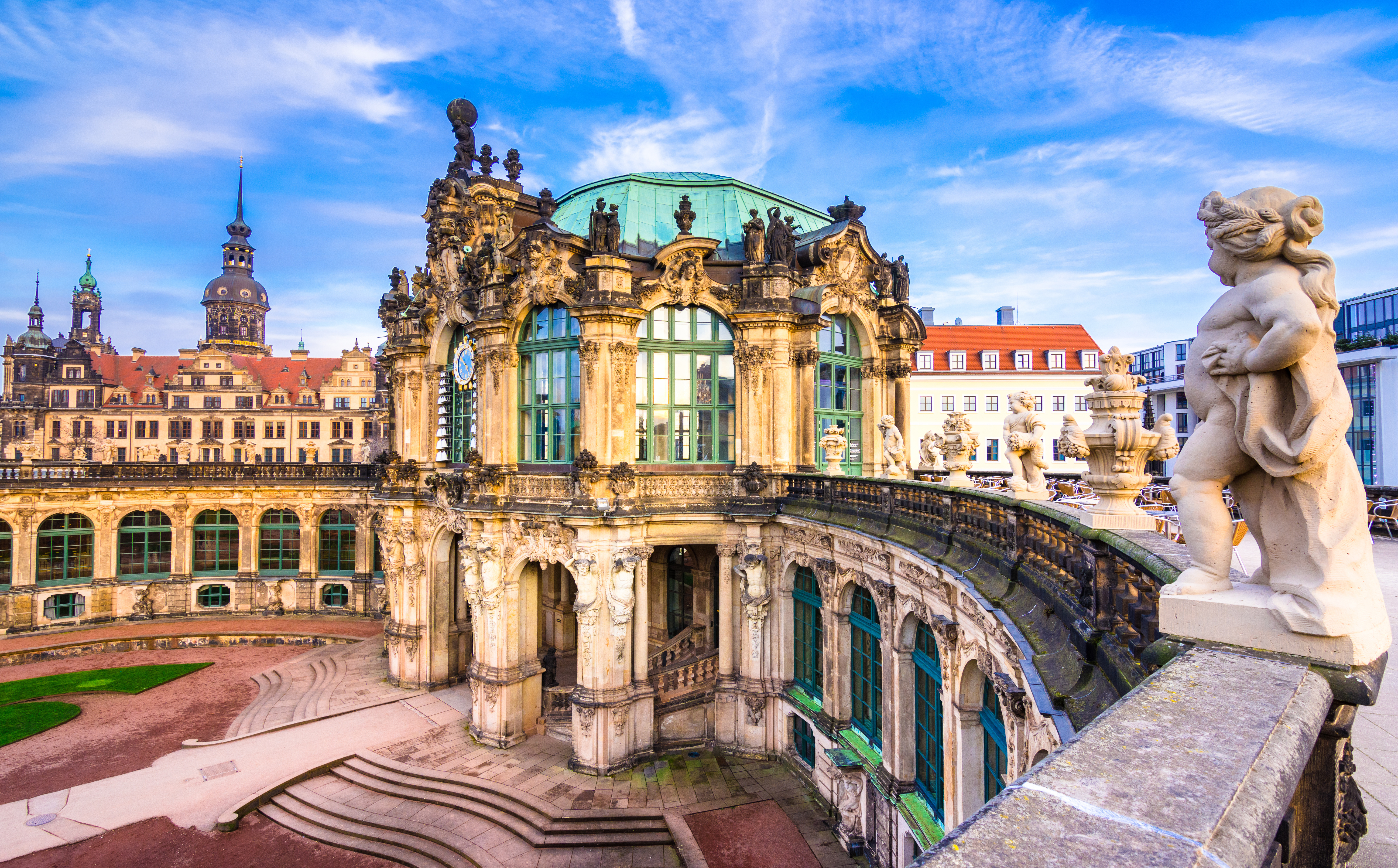 Zwinger-slottet i Dresden