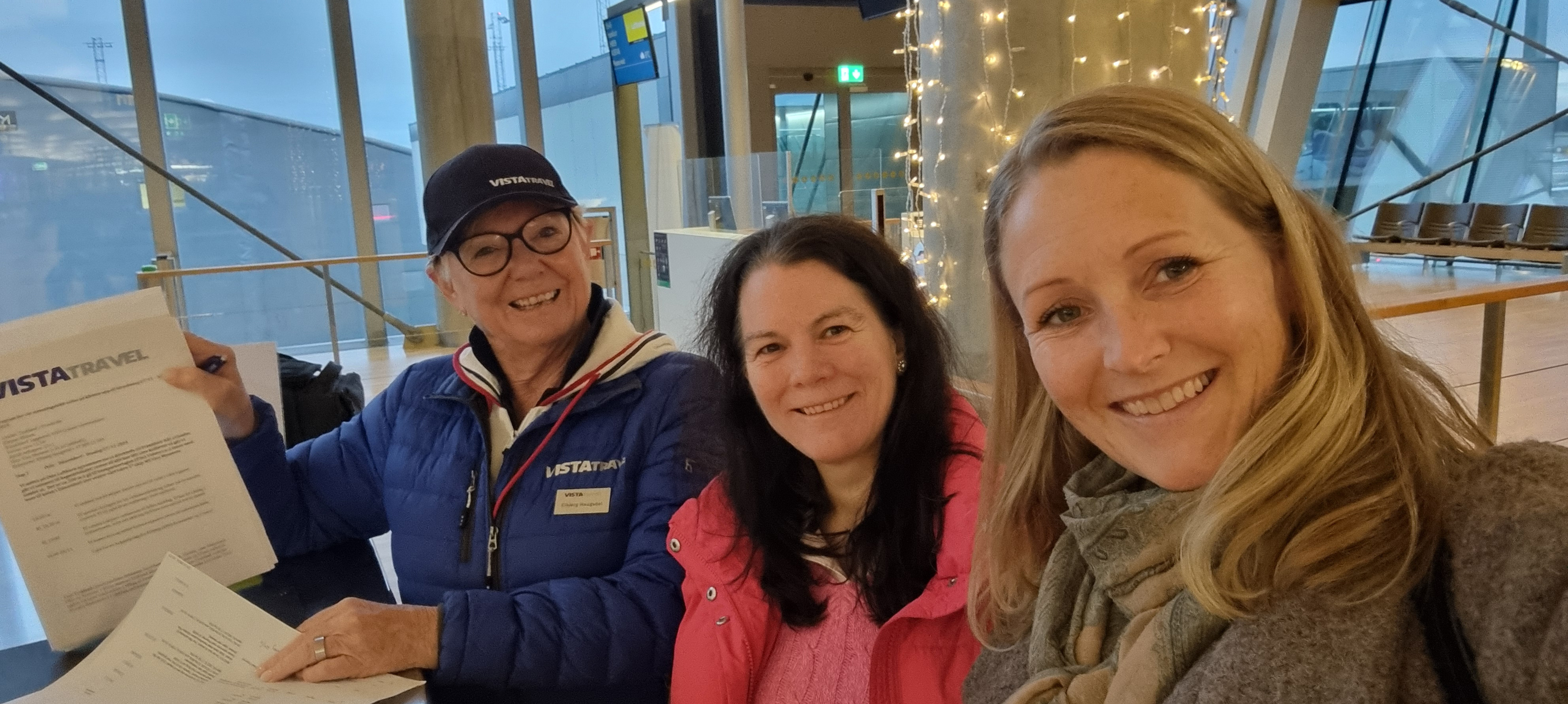 Reiseleder Elbjørg, Dyveke og Therese i Vista Travel