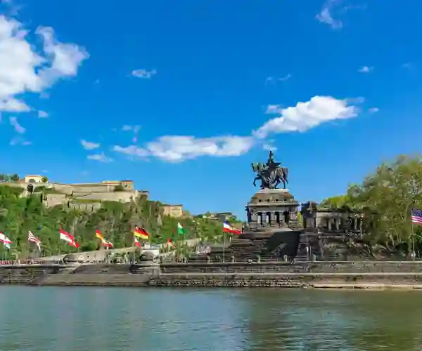Deutches Eck (Det tyske hjørnet) i Koblenz